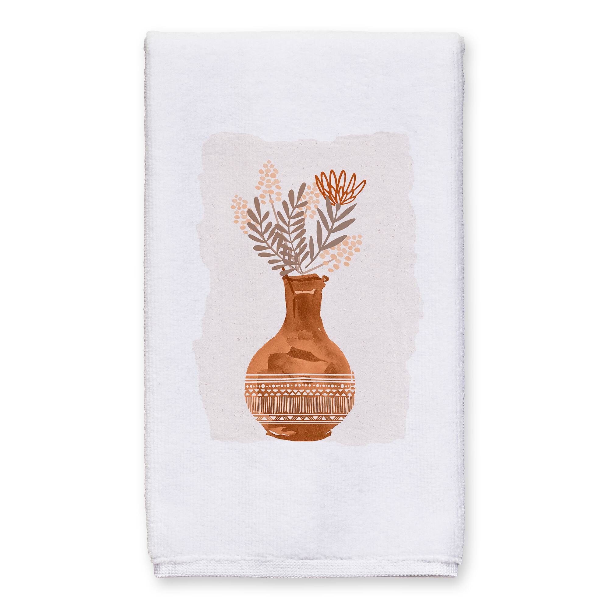 Terracotta Vase 16" x 25" Tea Towel Set of 2
